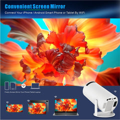 HY300 Pro Android 11.0 Projector 2.4G/5G WiFi6 Bluetooth-compatible 1280x720P Home Theater Video Projecto